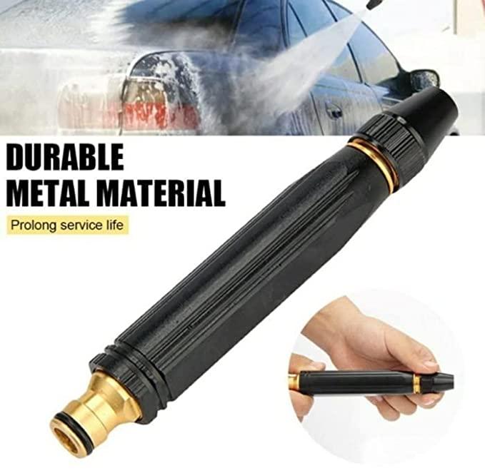 Portable High Pressure Washing Water Nozzle (Black)